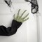 23 1/2" x 29 1/2" Hanging Animated Crashed Witch Halloween Decoration